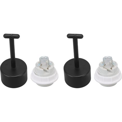 Douille E26 – vis standard – ignifuge – minimaliste stable – ampoule LED – support lampe (1/5)
