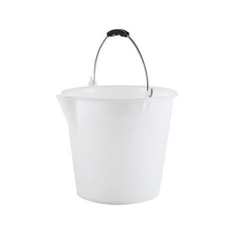 CUBO POLIETILENO PLUS CON PICO 12 L. BLANCO - BARBOSA