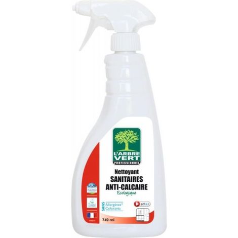 Nettoyant Anti-Calcaire Sanitaire L’Arbre Vert – Spray 740 ml (1/2)