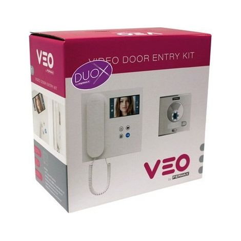 FERMAX 94211 Kit panneau vidéo CITY et moniteur VEO DUOX PLUS 1L