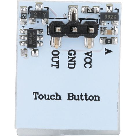 modules de boutons tactiles capacitifs anti-interférences HTTM 2,7 V-6 V (bleus)
