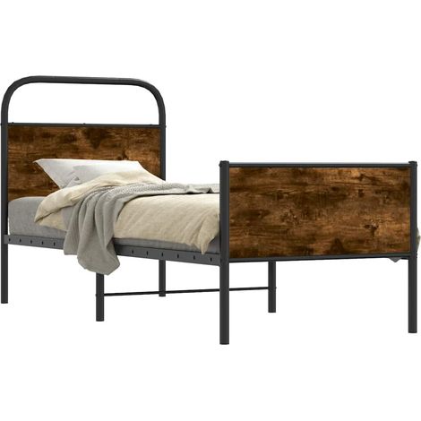 Maison Exclusive - Cadre de lit sans matelas 80x200cm chêne sonoma bois ingénierie (1/5)