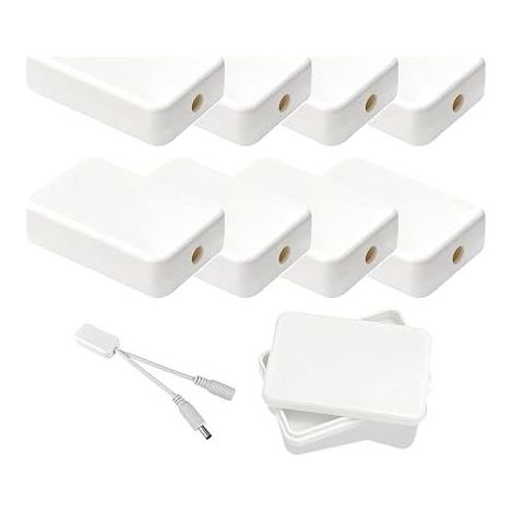 ABS Junction Box 55 x 35 x 15 mm Waterproof Mini Junction Box Compact Junction Box Electrical Junction Box for Workshop Home (1/5)