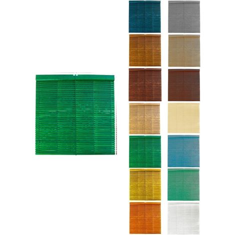 Persiana de Madera Alicantina con Polea Metálica - Estor Enrollable para Ventanas, Puertas, Salón (1/5)
