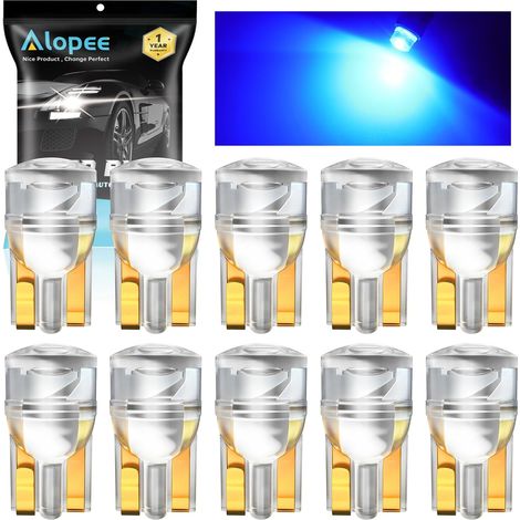 W5W LED Bulb Blue 12V Car Interior Lighting - Pack of 10 (1/5)