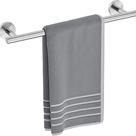 Barre porte-serviettes de salle de bain murale en acier inoxydable SUS 304 50 cm