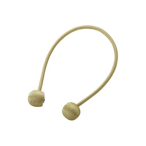 2 Aimants Rideau Boucle Sangles Reliure Rideau Anneau Rideau Anneau Balcon Porte Rideau Chambre Rideau Cravate Corde Rideau Sangle Jaune 3 46CM