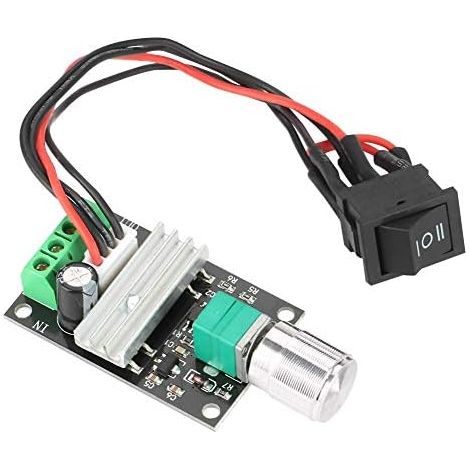 Contrôleur De Vitesse Moteur Cc - 3 A - Entrée 6 V 12 V 24 V - Inversion De Sens - Avec Interrupteur