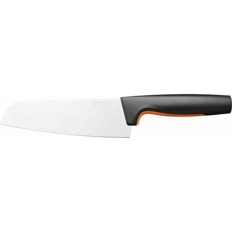 Coltello da cucina Fiskars Santoku Nero Arancione 16 cm (1/2)