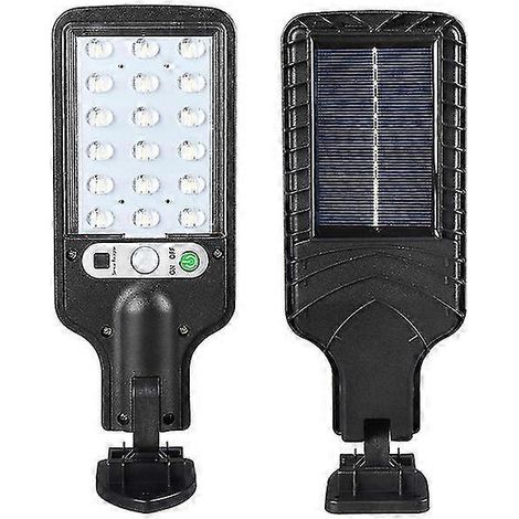 Lampadaire solaire 616b 72COB, nouveau lampadaire solaire d'extérieur étanche avec capteur, support rotatif, applique murale. (1/3)