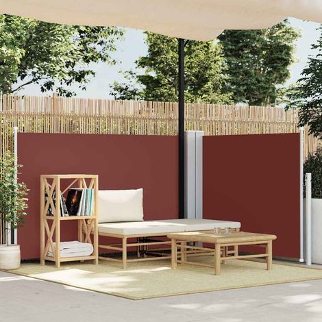 Auvent latéral rétractable Marron 120 x 600 cm (1/5)
