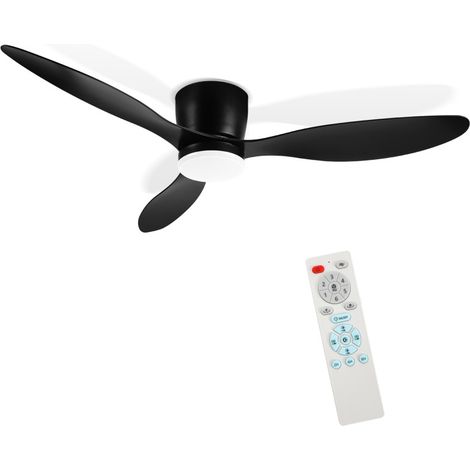 SWANEW Ventilatore da Soffitto LED Dimmerabile 132 cm con Telecomando per Luci da Camera e Soggiorno (1/5)
