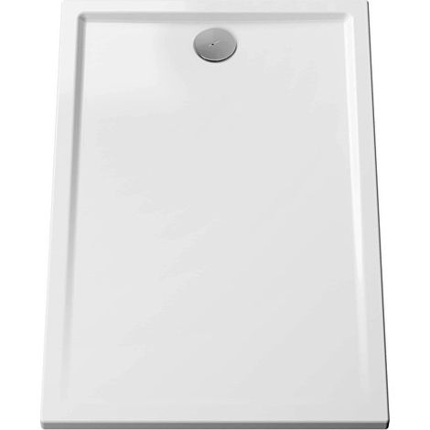 Receveur de Douche Ultra-Plat Rectangulaire 120x80cm VITRA Cascade Céramique Blanc - 5764L003M0695 (1/2)