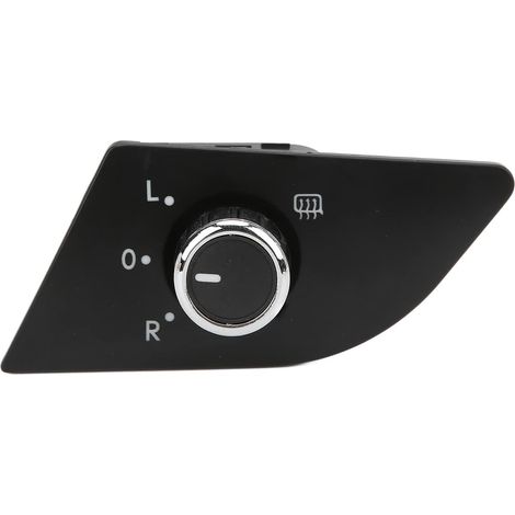 561959565C ABS Rétroviseur Latéral Interrupteur de Rétroviseur de Porte, Bouton de Rétroviseur Latéral Ajuster le Bouton de Commande Accessoire de Voiture de Remplacement (1/5)