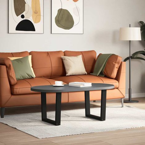 Maison Exclusive - Couchtischbeine V-Form 2 Stück Schwarz 60x(42-
