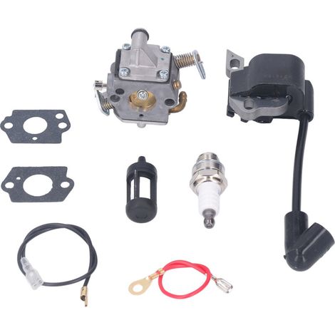 Kit de carburateur avec bobine d’allumage pour tronçonneuse Stihl 017 018 MS180 MS170C-Vtizikl