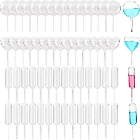 200 pièces 4 ml Pipettes à gâteau en plastique, Pipettes jetables, Pipettes à presser (1/3)