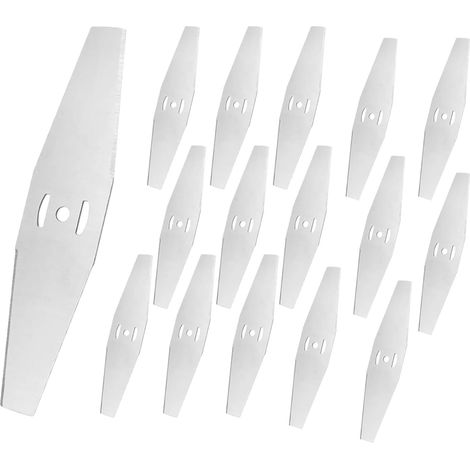 16 Electric Trimmer Blades: 15 cm Steel Brushcutter Blades carbon, Electric Lawn Mower Blades, Compatible Electric Lawn Mower Blades, Lawn Mower Accessories