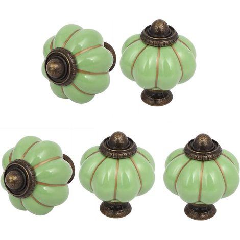 Bouton de forme céramique en Schrank Schublade Griff ziehen vert 5st (67bfc92ef3ddf229ee91b26d317cfb (1/3)
