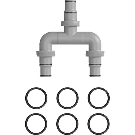 Raccord Répartiteur – Adaptateur Tuyau Piscine 38 mm/32 mm Connecteur 3 Voies pour Tuyau de Piscine (1/5)