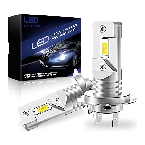 H7 LED Bulbs 6000K 36000LM 9-12V IP68 Canbus Error Resistant (1/5)