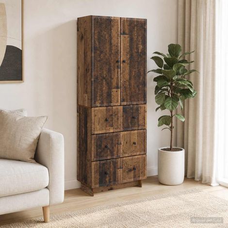 Set di armadi 2 pz Legno ingegnerizzato vidaXL (1/5)