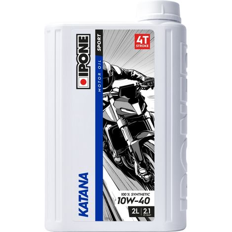 Huile moteur synthétique de qualité pour motos Ipone Katana 10W40 2L 4T
