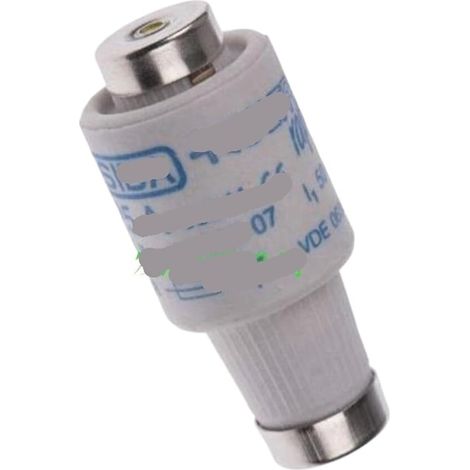 Fusible 1000507 20 A 500 Vca, longueur 50 mm, noyau tubulaire DII