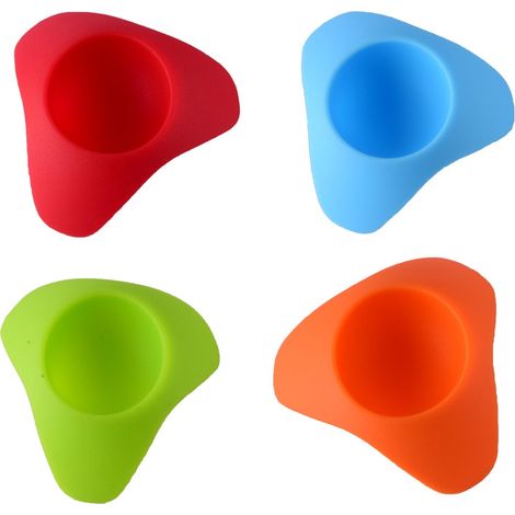Vassoio portauova con base in silicone. Adatto per uova sode o alla coque. Ideale per una colazione/brunch veloce. Facile da pulire e lavabile in lavastoviglie. (1/5)