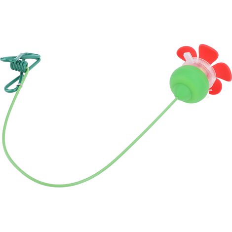 Nourrisseur à colibris chapeau fleur mignonne tige flexible vue rapprochée pince chapeau mangeoire oiseau pour enfants adultes (1/5)