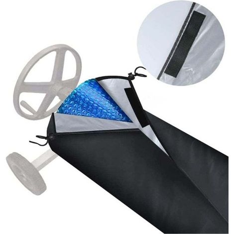 610x96cm Roller Pool Cover, Waterproof Fabric Pool Cover, Sun Shade Cover, Sun Shade Cover, Pool Protective Cover MUMU (1/3)