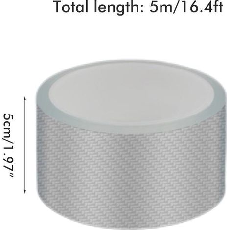 Protège-seuil de porte auto 2 rouleaux film transparent fibre carbone anti-rayures protection peinture lèvre pare-chocs capot adhésif bande auto-collante compatible voitures (1/5)