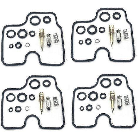 Kit de réparation de carburateur pour moto NC31 CB400 CB400SF CB 400 NC 31 (4 pièces) : pointeau flottant, vis de richesse et joint. (1/5)
