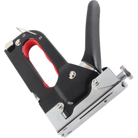 Pistolet agrafeuse 3 en 1 pour tapisserie et cadre, capacité 600 agrafes, outil professionnel fixation murale et affichage. (1/5)