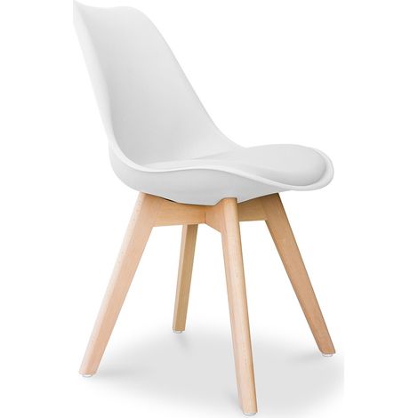 Dining Chair - Scandinavian Style - Denisse White (1/5)