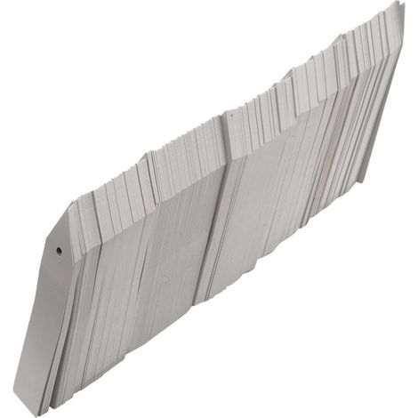Étiquettes pour plantes, étiquettes en plastique pour pépinière, étiquettes de jardin (500 pièces, blanches) (1/5)