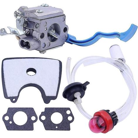 Carburateur avec conduites de filtre à air et à carburant pour souffleur de feuilles Husqvarna 125b 125bx 125bvx, pièces pour Zam-AquaForge (1/3)