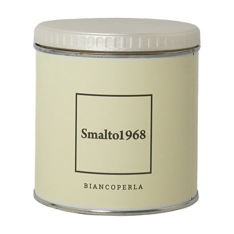 Pittura Shabby Chic Vintage finitura satinata - Smalto 1968 Vernice acrilico ad acqua inodore per Mobili, legno, ferro, piastrelle e supporti difficili 500 ml vari colori Duriplastic  Bianco Perla