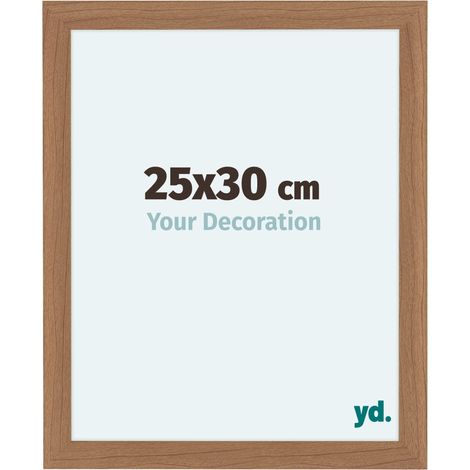 yd. - Cadre photo 25x30 - Noyer clair - MDF - Como (1/5)