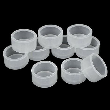 Lot de 10 cache-boutons poussoirs en caoutchouc, compatibles avec les systèmes de montage de 22 mm tels que les modèles LAY (1/5)