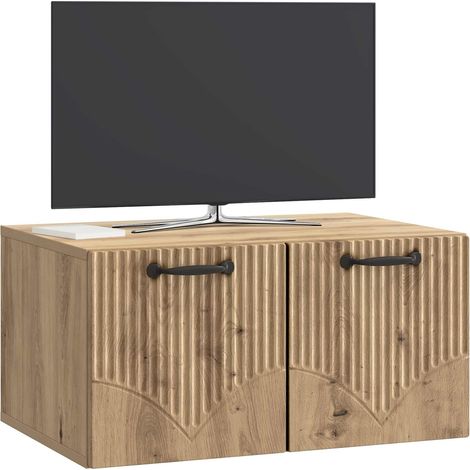 Maison Exclusive - Mobile Porta TV da Muro Rovere Artigianale 59,5 x 41 x 30 cm (1/5)