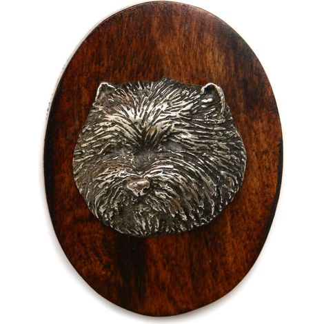 West Highland White Terrier, Westie - spilla per esposizione canina, fermaglio per numero di partenza, distintivo per cani di Art-Dog (1/4)