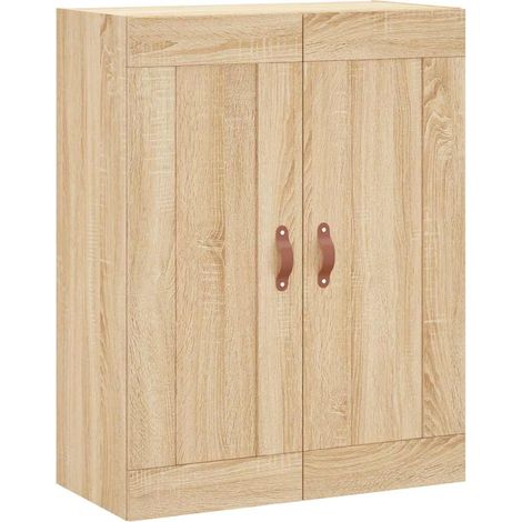 Buffet,Bahut,Armoire murale chêne sonoma 69,5x34x90 cm bois d'ingénierie CFW92973 (1/5)
