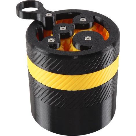 Erogatore di caffè espresso con ingranaggi planetari, compatibile con maniglie da 58 mm, accessorio essenziale per macchine da caffè espresso, giallo e nero