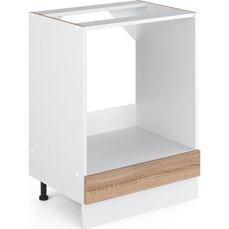 Meuble pour four R-Line, Sonoma, 60 cm sans plan de travail,