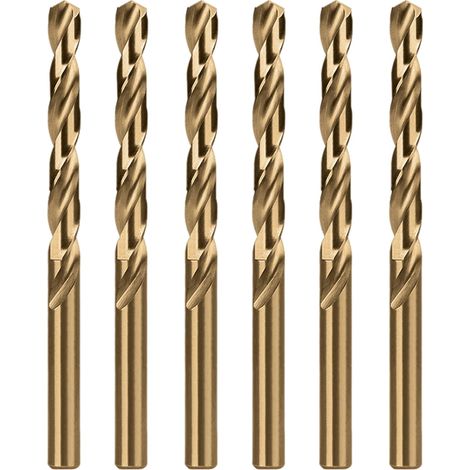 Foret Cobalt Metal 5.2mm, 6pcs HSS Forets Carbure Meche Metal (1/5)