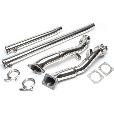 Downpipe Inox pour Audi A6 C5 de 1997 a 2003-2.7T-63.5mm-35752773