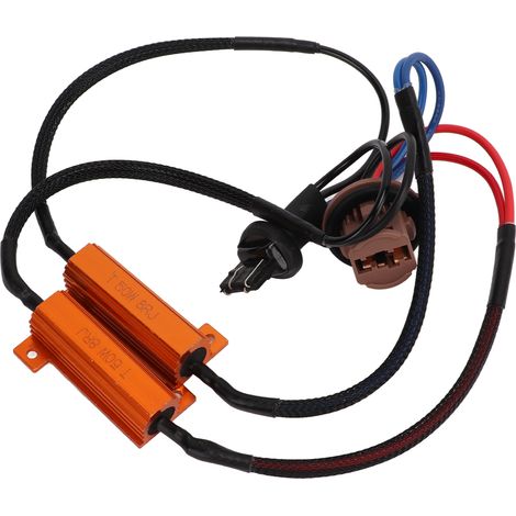 Résistance Anti-Clignotement LED Feu Arrière Moto - Compacte et Facile à Installer (1/5)