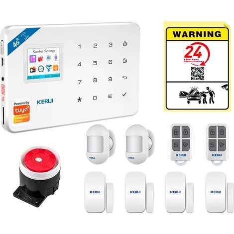 Sistema di allarme, controllo intelligente, protezione multizona, kit di allarme a 5 punti, spina EU-d (1/2)