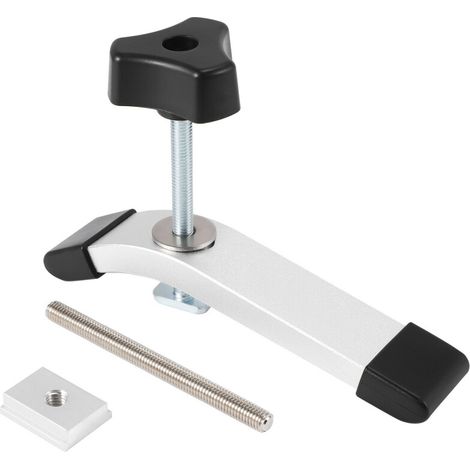 Pince maintien rapide en T 8mm pour rainure piste DIY menuiserie S18 (1/5)